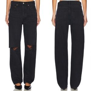 NWT! Kelly High Rise Relaxed Straight Jeans in Fuse - Size 27